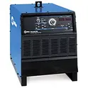 Blue welding machine product image on white background