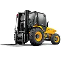 JCB straight mast rough terrain forklift