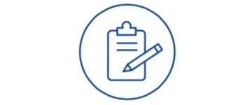 icono de lápiz y portapapeles