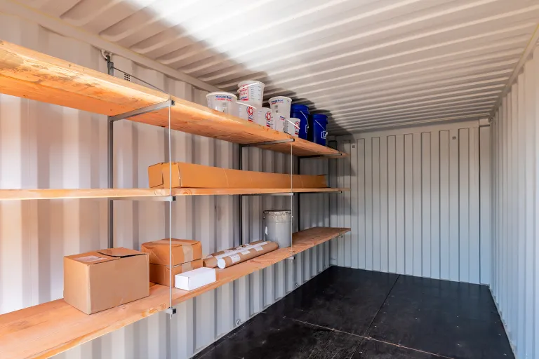 Storage Container Shelves