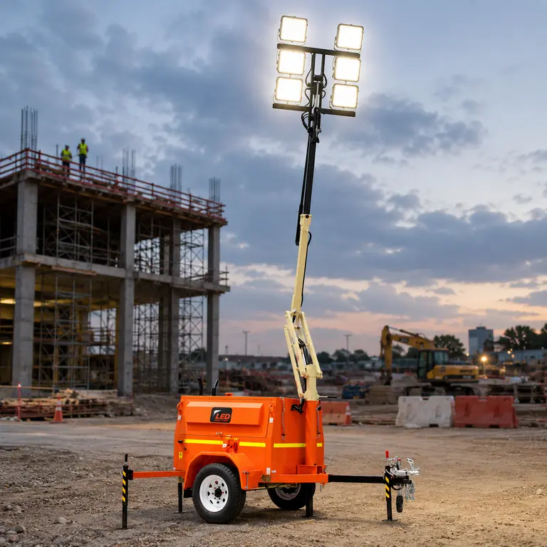 6 Head LED Lighting Tower
