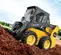 Cargador compacto de 1,350 – 1,700 lb JOHNDEERE amarillo y negro