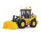 Cargador sobre neumáticos John Deere amarillo