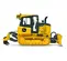 Buldócer John Deere amarillo