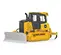 Buldócer John Deere amarillo