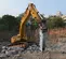 Conexión de quebrador hidráulico de 3,000 – 3,500 lb para excavadora EPIROC gris