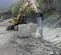 Conexión de quebrador hidráulico de 4,000 – 4,500 lb para excavadora EPIROC gris