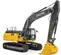 Excavadora de 67,000 – 68,000 lb JOHNDEERE amarilla y gris