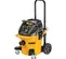 Aspiradora con filtro HEPA industrial DeWalt amarilla