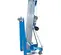 Elevador de materiales manual Genie de 700 – 1,000 lb y 13 – 15 ft azul y plateado