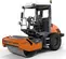 Aplanadora vibratoria de tambor sencillo liso montable Hamm naranja