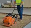 Compactador vibratorio de placa Mikasa Multiquip naranja