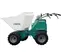 Carretilla, 10 – 14 ft³, eléctrica MULIQUIP verde y blanco