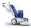 Esmeril para concreto manual Blastrac azul y blanco