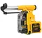 Accesorio de aspiradora con sistema de remoción de polvo para martillos demoledores DEWALT amarillo, negro, plateado y gris
