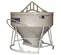 Cubeta para concreto, 3 yd³ GARBRO blanca