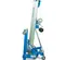 Elevador de materiales, 700 – 1,000 lb, 6 – 12 ft, manual GENIE azul y plateado