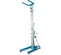 Elevador de materiales, 700 – 1,000 lb, 6 – 12 ft, manual GENIE azul y plateado