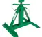 Soporte de gato tipo tornillo para carrete, 22 in – 54 in GREENLEE verde