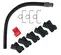 Accesorio de aspiradora con sistema de remoción de polvo para martillos demoledores HILTI negro y rojo