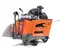 Sierra de concreto manual Husqvarna naranja
