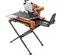 Sierra para mosaicos eléctrica Husqvarna naranja y gris de 10 pulgadas