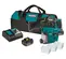 Taladro de martillo rotatorio, inalámbrico, SDS, eléctrico MAKITA verde y negro