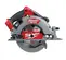 Sierra circular, 7 1/4 in, inalámbrica, eléctrica MILWAUKEE roja, negra y gris