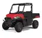 UTV de 2 asientos Polaris rojo