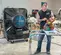 Ventilador de enfriamiento por evaporación, 8,500 CFM, 12 in PORTACOOL negro