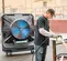 Ventilador de enfriamiento por evaporación portátil para interiores/exteriores, 12,500 CFM, 24 – 36 in PORTACOOL negro