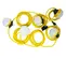 Serie de luces de 50 pies Southwire con luces blancas redondas y un cable amarillo