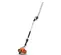 Podador de setos doble, 24 in, a gasolina STIHL naranja, negro, blanco y plateado