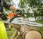 Sierra de cadena, 18 in, a gasolina STIHL gris y naranja