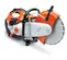 Sierra de corte para concreto de 12 pulgadas Stihl naranja y blanca