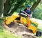 Triturador de tocones, 20 – 30 HP, a gasolina VERMEER amarillo y negro