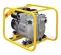 Bomba de basura, 2 in WACKER amarilla, plateada y negra