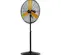 Ventilador de pedestal de 24 pulgadas Pinnacle negro y amarillo