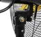 Ventilador de pedestal de 24 pulgadas Pinnacle negro y amarillo
