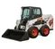 Cargador compacto de 1,700 – 1,900 lb BOBCAT blanco, negro y naranja