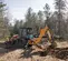 Orange and black CASE 90-105 HP Backhoe Loader, 14-16 ft. de profundidad de excavación, con Extendahoe