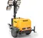 Yellow and black Allmand electric Towable Light Tower