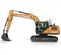 Excavadora de 29,000 – 38,000 lb CASE naranja y gris