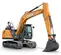 Excavadora de 29,000 – 38,000 lb CASE naranja y gris