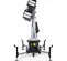 Torre de luces LED tipo plataforma manual de 600 – 1,200 W, alimentación de CA