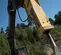 Conexión de quebrador hidráulico de 5,000 lb EPIROC para excavadora amarilla