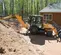Orange and gray CASE 60-90 HP Backhoe Loader, 14 ft. de profundidad de excavación, con Extendahoe