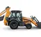 70-74 HP Backhoe Loader, 14-15 ft. de profundidad de excavación