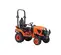 Orange and black KUBOTA 24-25 HP Compact Tractor