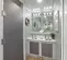 Interior of 9 to 10 Station Restroom Trailer with 3 or 4 Sinks